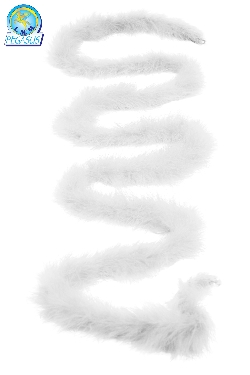 BOA PIUMA DI MARABOU BIANCO